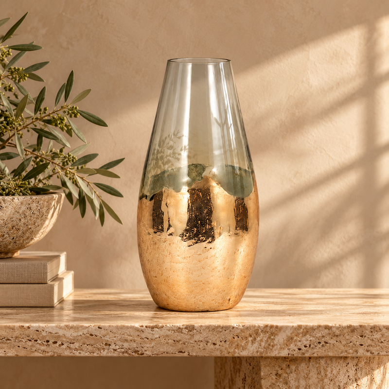 Glass Vases — styled interior