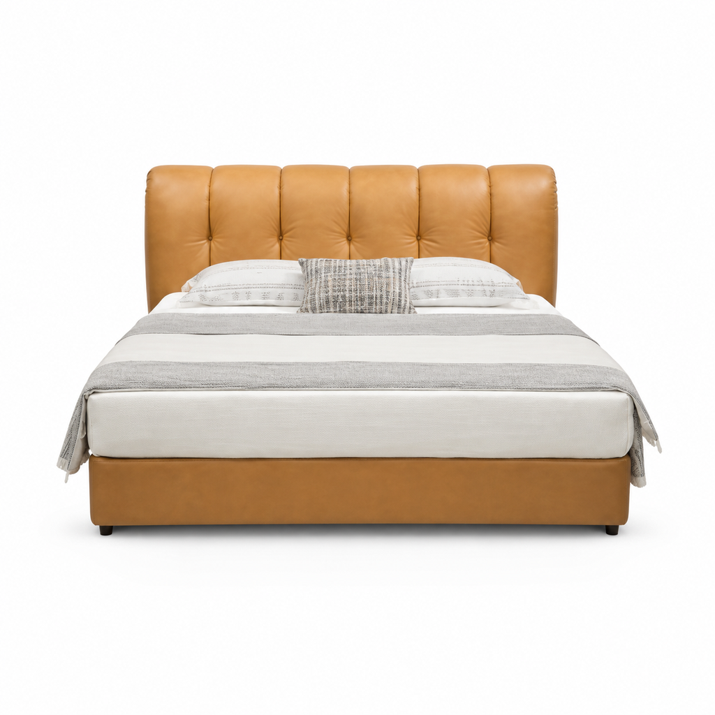 Trevain Bed overall product view showing the complete bed frame on a white background
