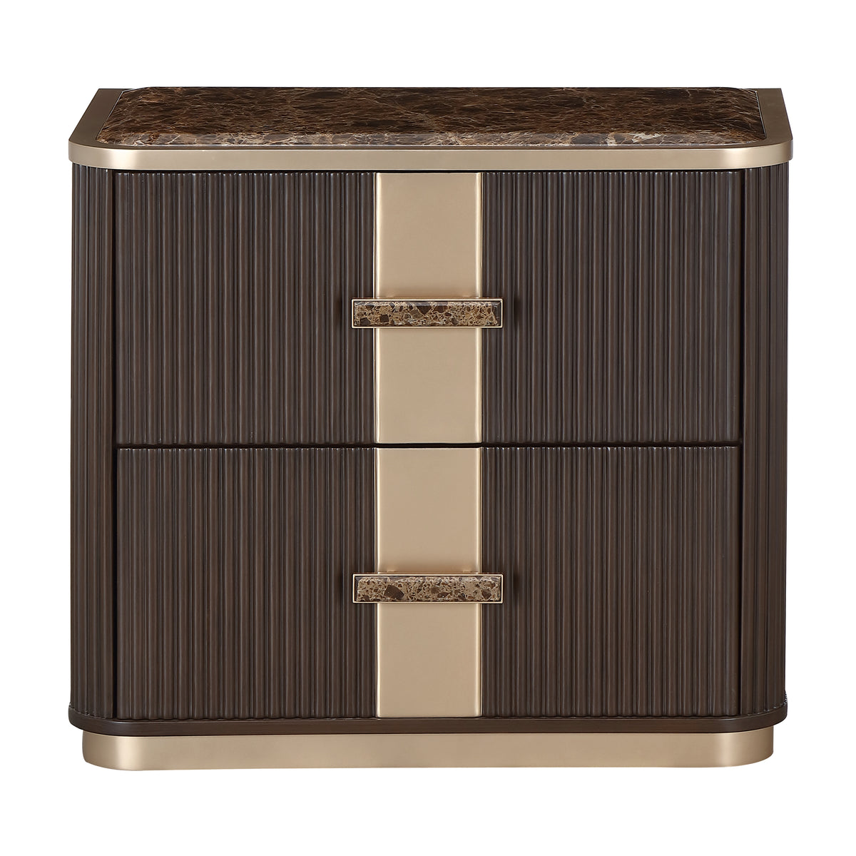 West Kensington 2 Drawer Nightstand — Medium Espresso — official view