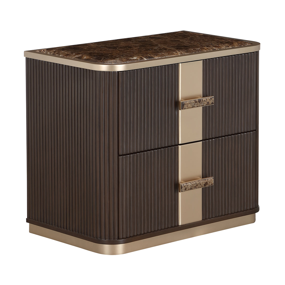 West Kensington 2 Drawer Nightstand — Medium Espresso — official view
