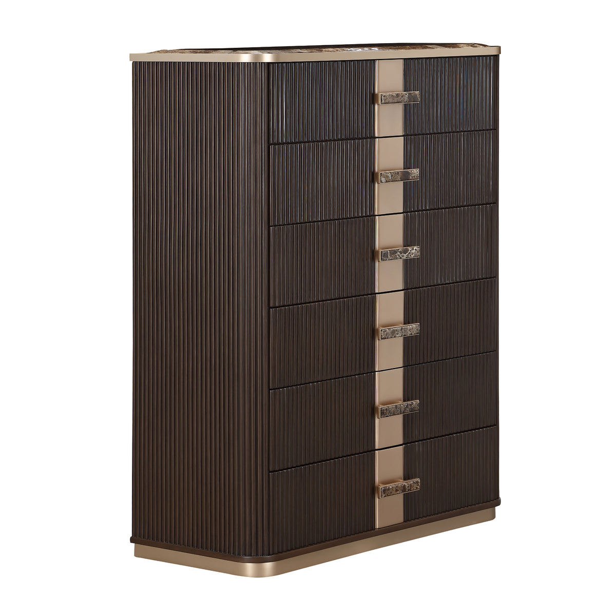 West Kensington Highboy Chest — Medium Espresso — official view