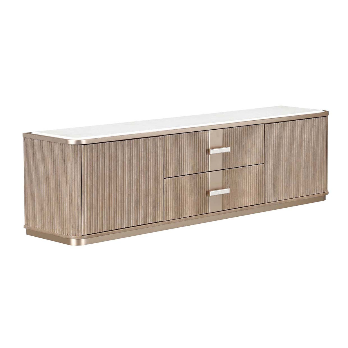 West Kensington Media Cabinet — Sea Salt Caramel — official view 2