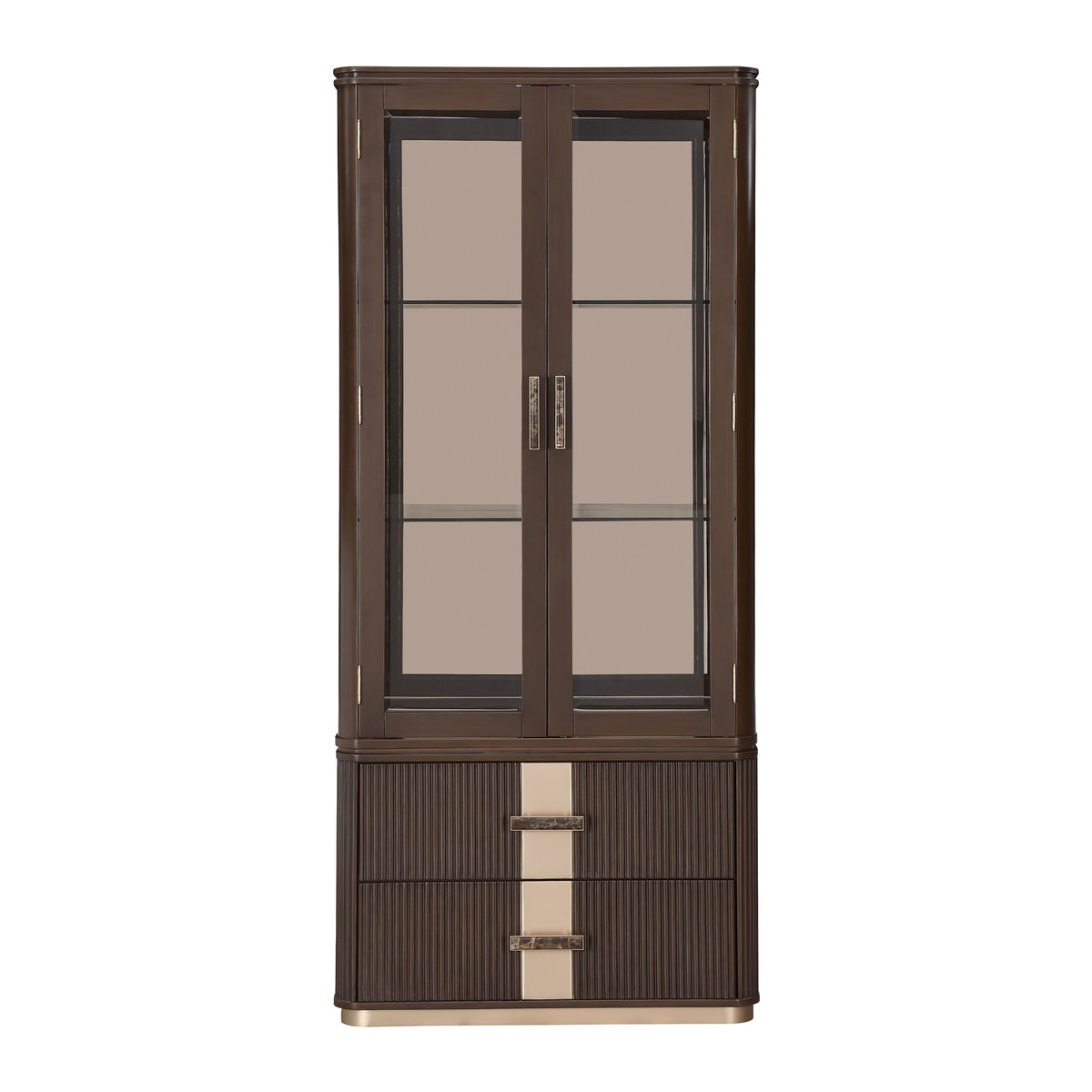 West Kensington Display Cabinet — Medium Espresso — official view