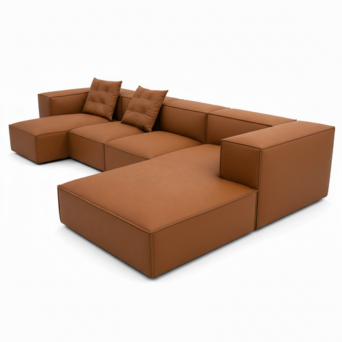Grantham Leather Sectional