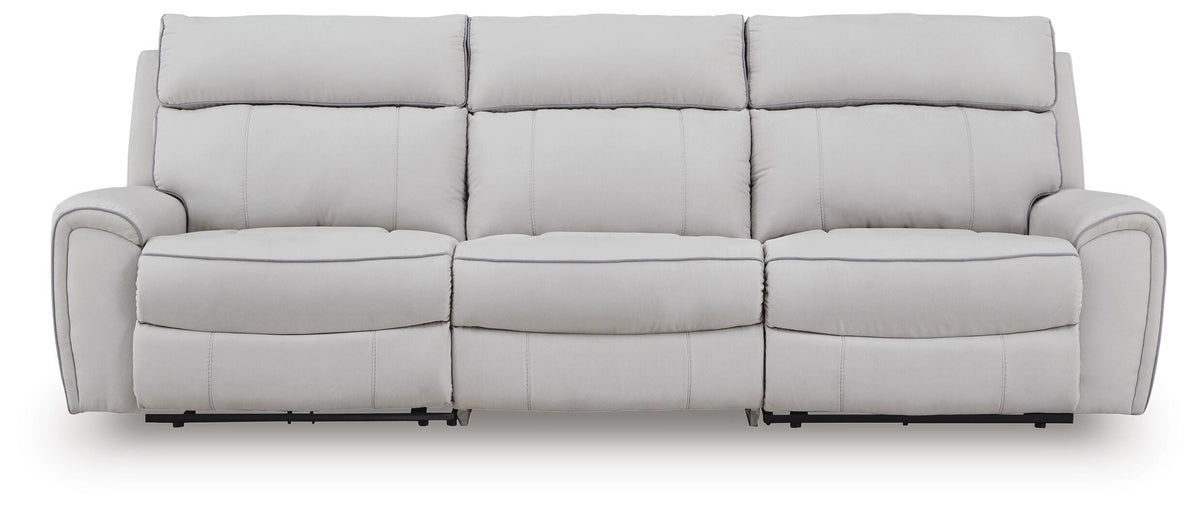 Grafton Pike Pearl/Ash Power Reclining Sofa