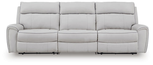 Grafton Pike Pearl/Ash Power Reclining Sofa