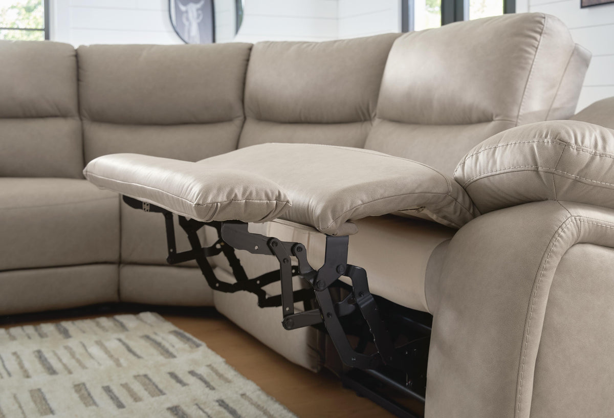 Brannigan Pebble 5-Piece Power Reclining Sectional
