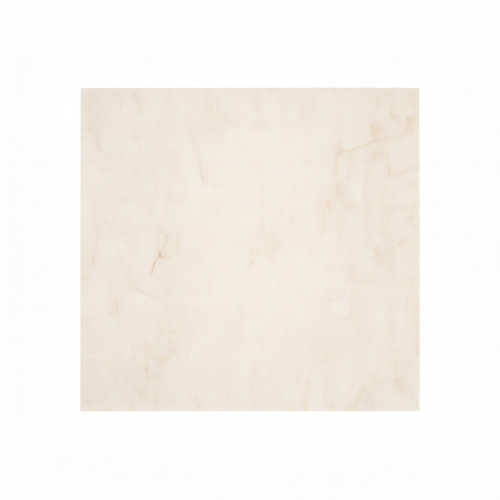 Arvessa Coffee Table overhead view showcasing natural stone surface with creamy white alabaster veining
