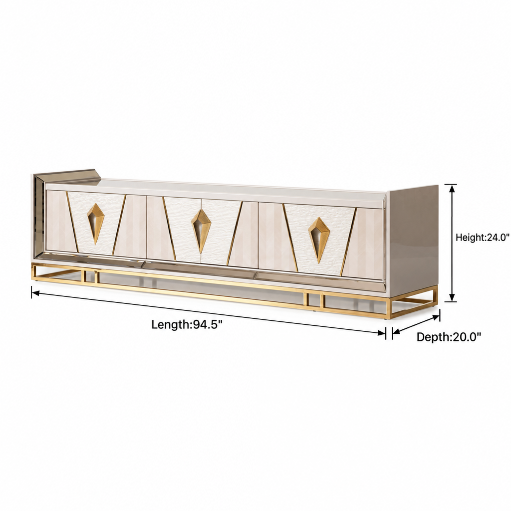 Carmela Media Cabinet-dimension