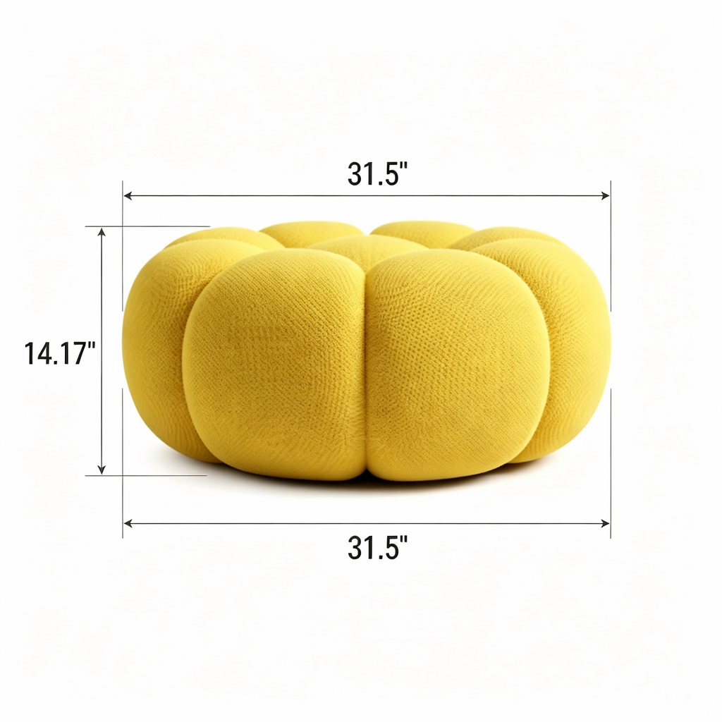 Cielmont Bellac Stool dimension diagram showing 31.5 IN length and width and 14.17 IN height
