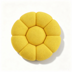 Cielmont Bellac Stool top-down view showing cushioned top and piped seams on a white background