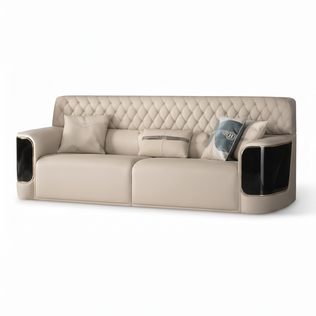 Cyrmont Auren Sofa, right-front 45-degree full studio view