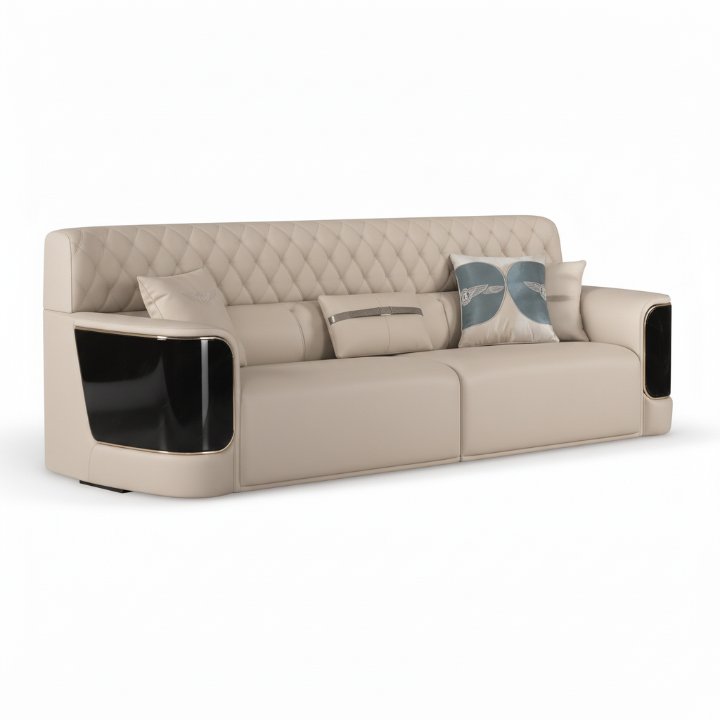 Cyrmont Auren Sofa, close right-front 45-degree full studio view
