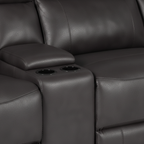 Draventon Leather Sectional — leather detail