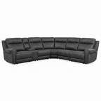 Elaroux Fabric Sectional — front view