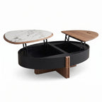 Ferlienne Coffee Table with two open lift tops