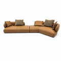 Foscari Sectional — front view