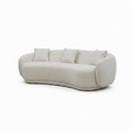 Franchet Sofa cream fabric left front 45 degree view