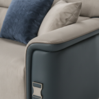 Gildenne Sofa arm upholstery and construction detail