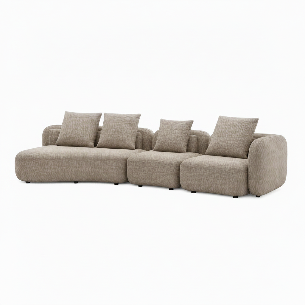 Glenoire Sectional — left 45° view