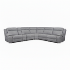 Hautere Fabric Sectional — front view