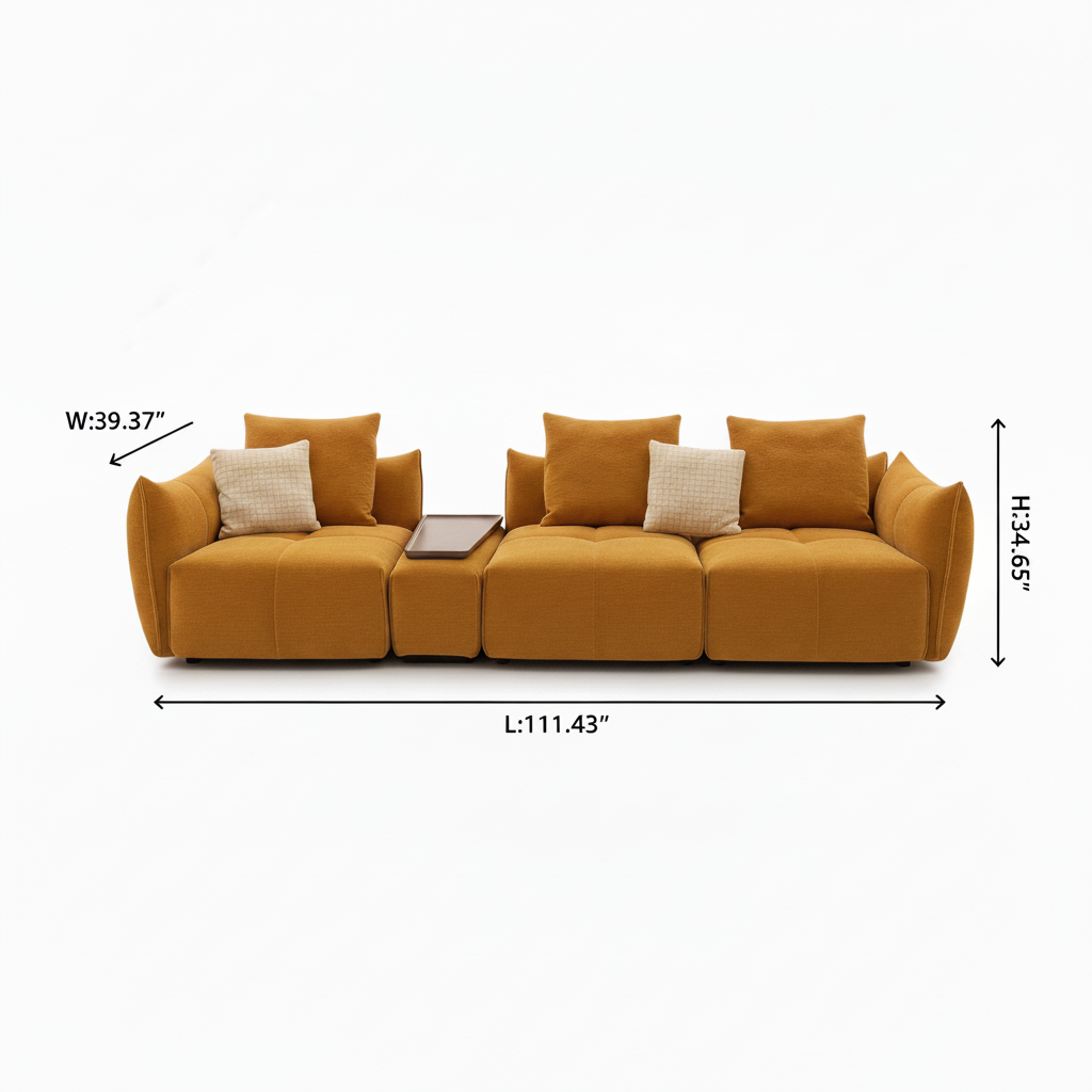 Helvessa Sectional — dimensions