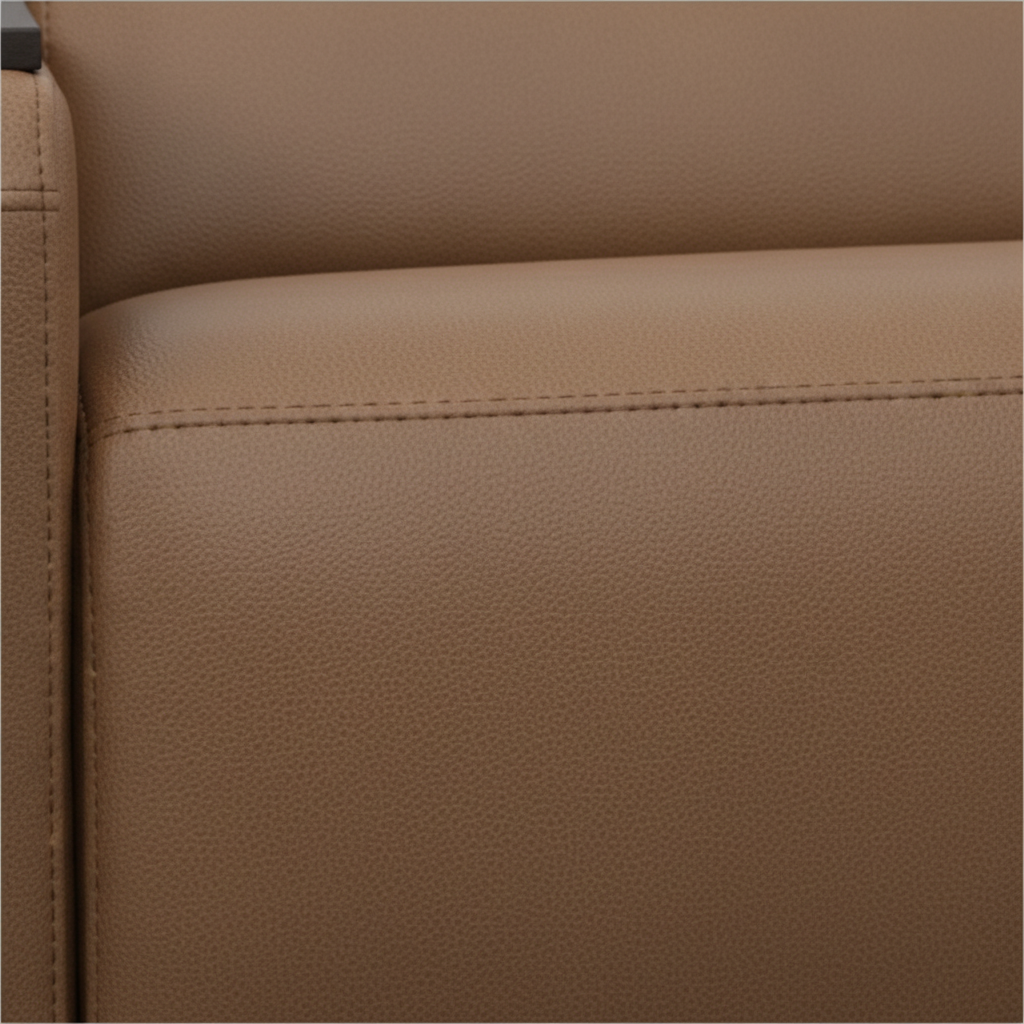 Isadorne Leather Sectional — detail