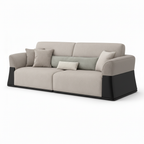 Jasvane Loveseat in light beige upholstery, right-front 45-degree view