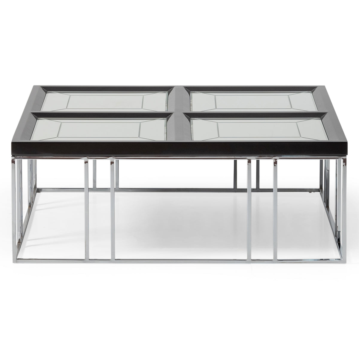 Carmela Cocktail Table — Glossy Charcoal — official view