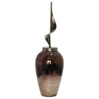 Gunnargrove Gray Glass Vase — 33″