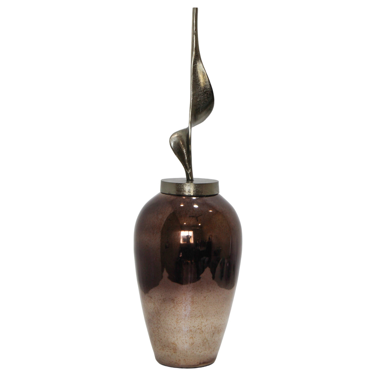 Gunnargrove Gray Glass Vase — 33″
