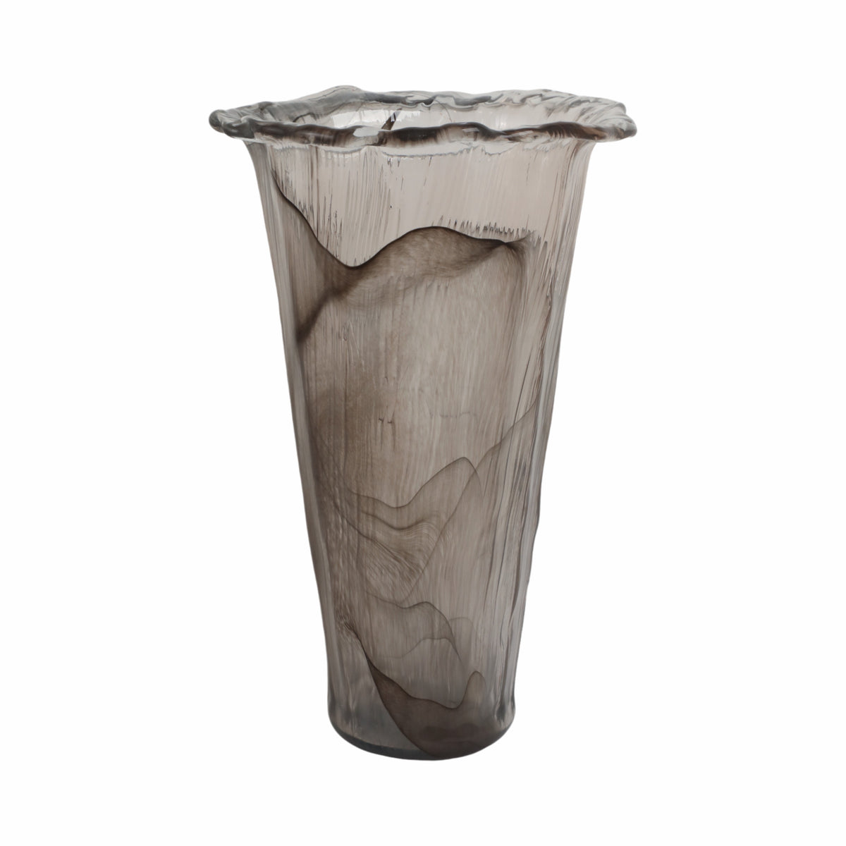 Fargoburn Brown Glass Vase — 20″