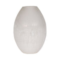 Adlergrove White Glass Vase — 18″