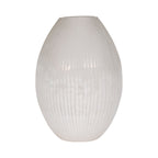 Adlergrove White Glass Vase — 18″