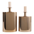 Beldenmore Set of 2 Gold Jars — 14″