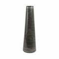 Pearlwood Black Vase — 28″