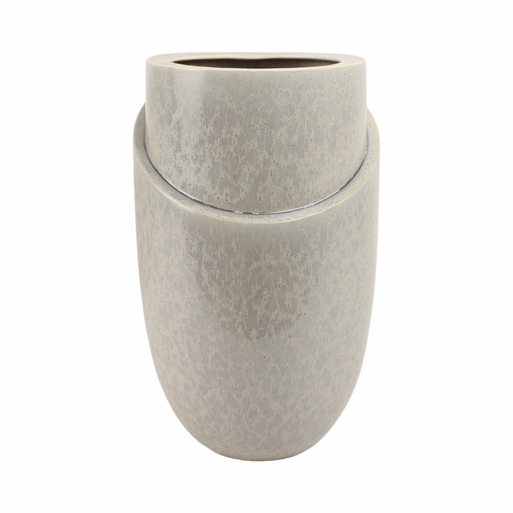 Greysonstone Gray Vase — 15″