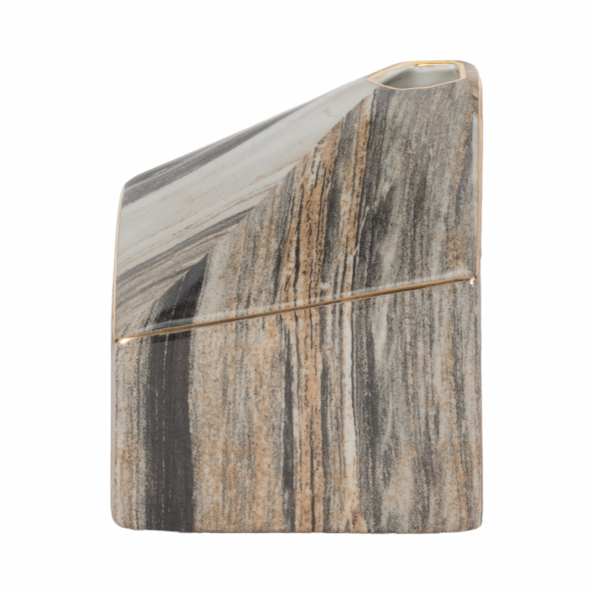 Boltonshaw Gray Vase — 5″
