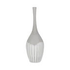 Thornby White Glass Vase — 17″