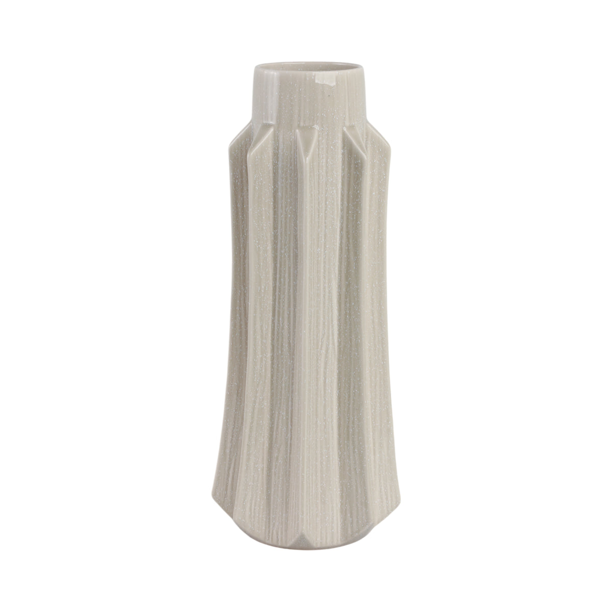 Bakerhaven Taupe Vase — 19″