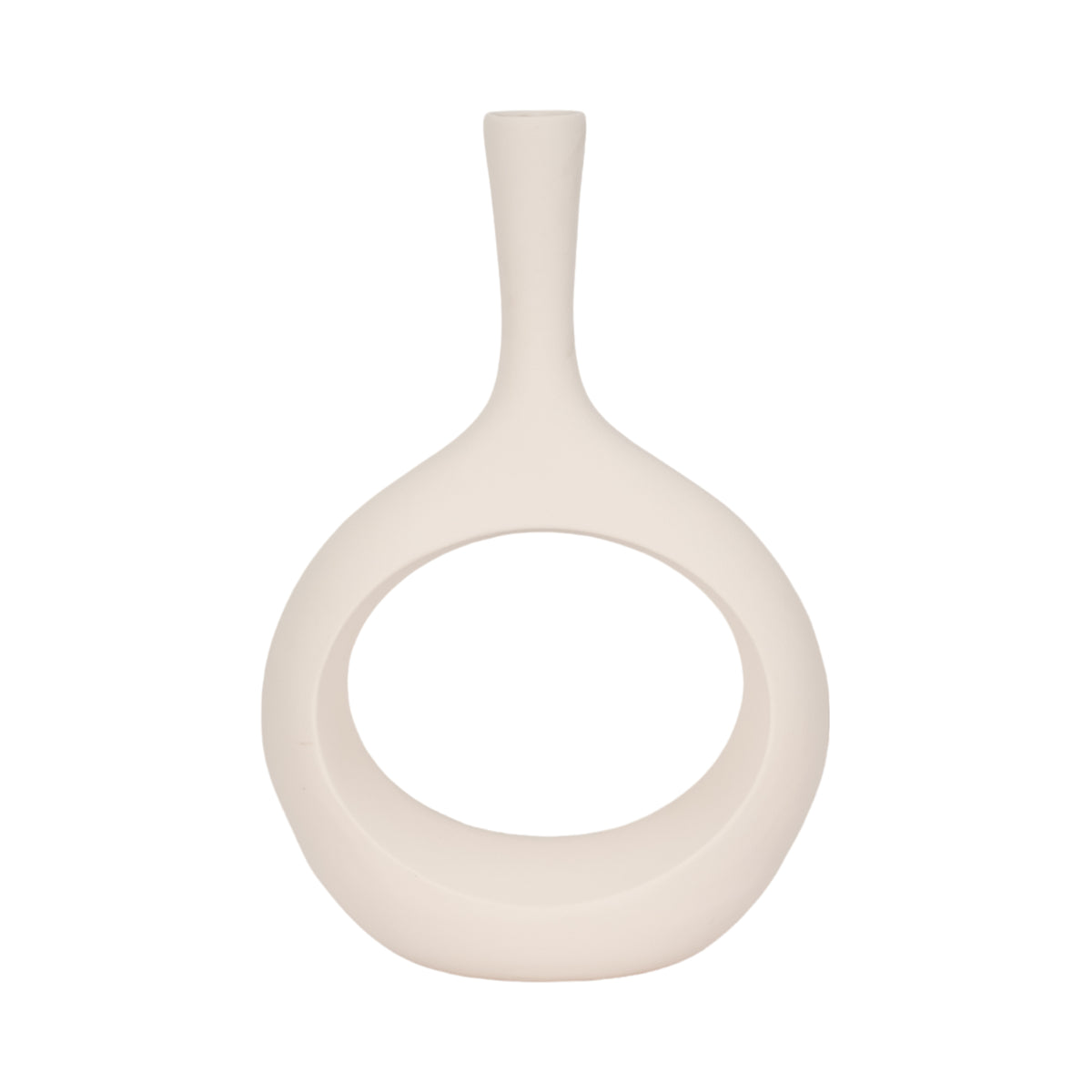 Halseyoak White Vase — 24″