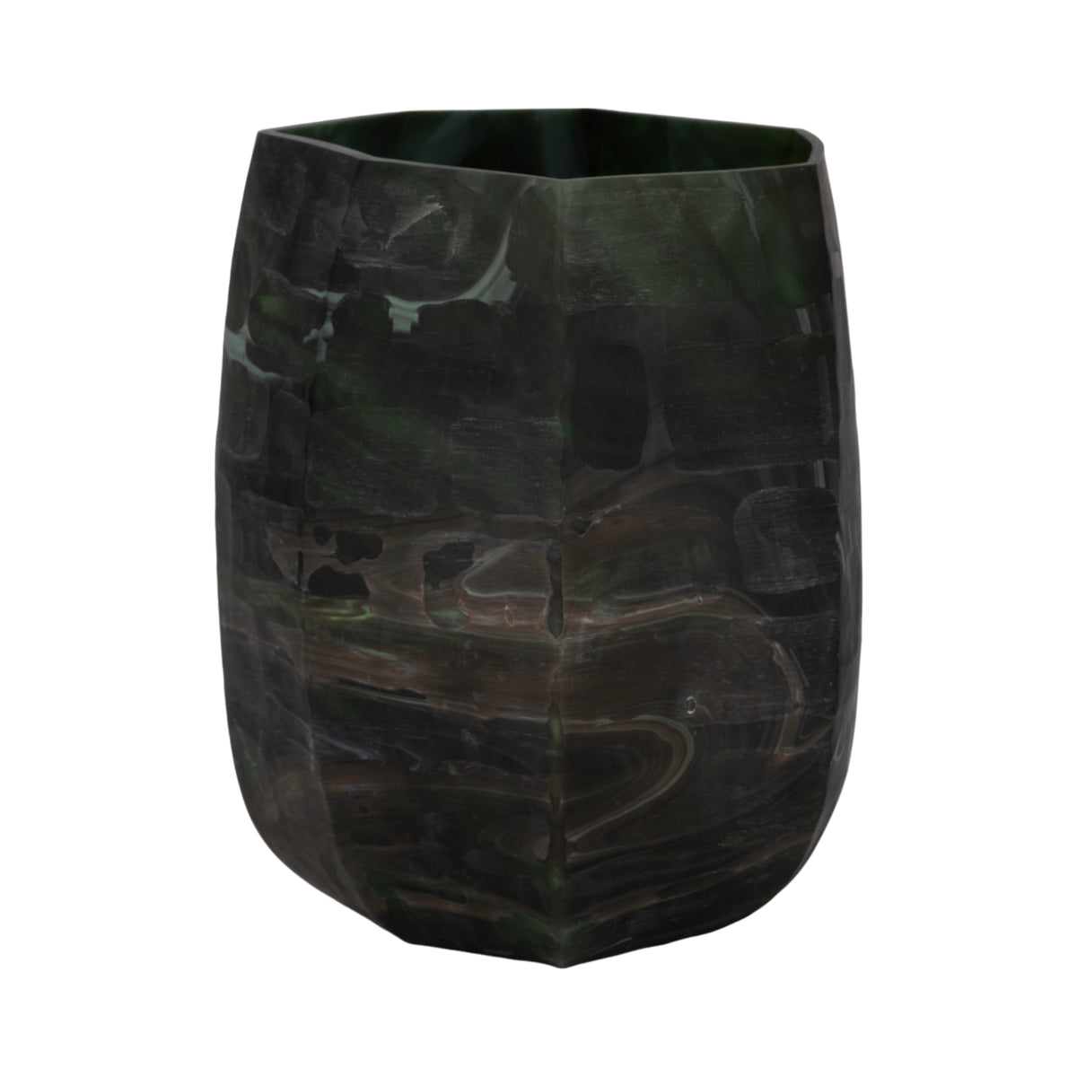 Dylandale Green Glass Vase — 15″
