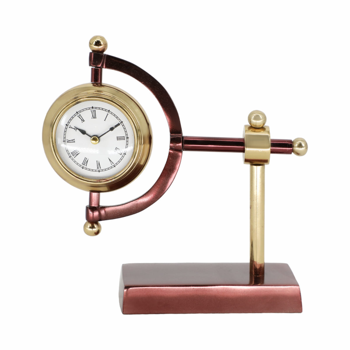 Rexcross Gold Clock — 7″