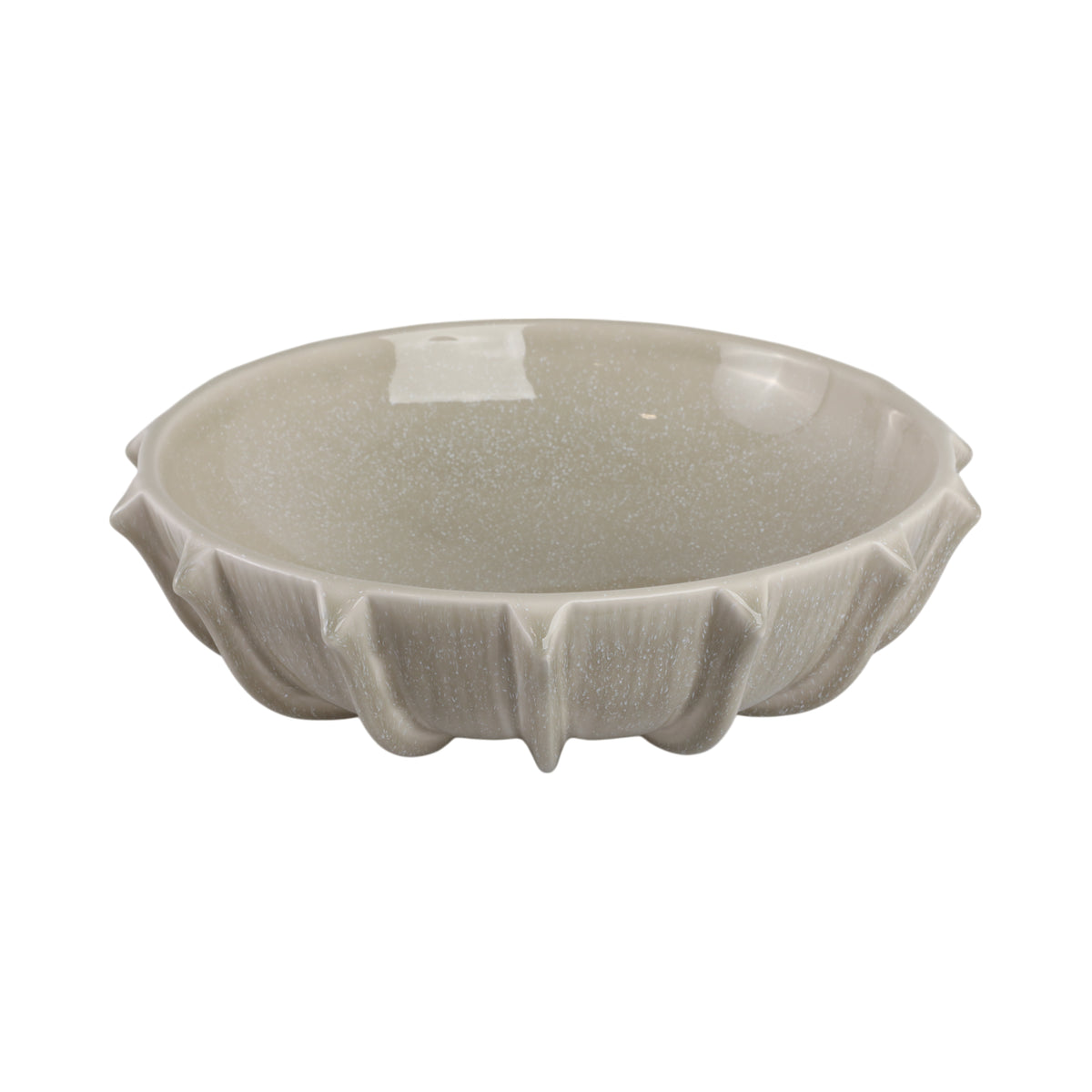 Drewgate Taupe Bowl — 5″