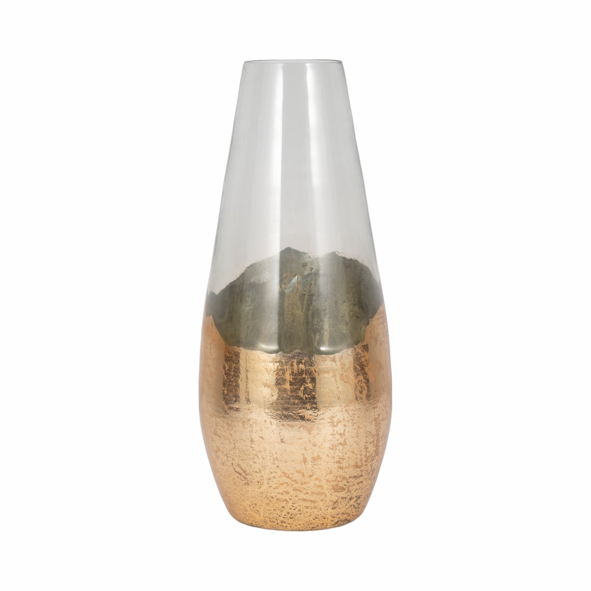 Reedmore Clear Glass Vase — 19″