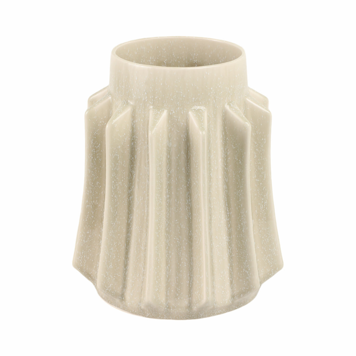 Bakerhaven Taupe Vase — 11″