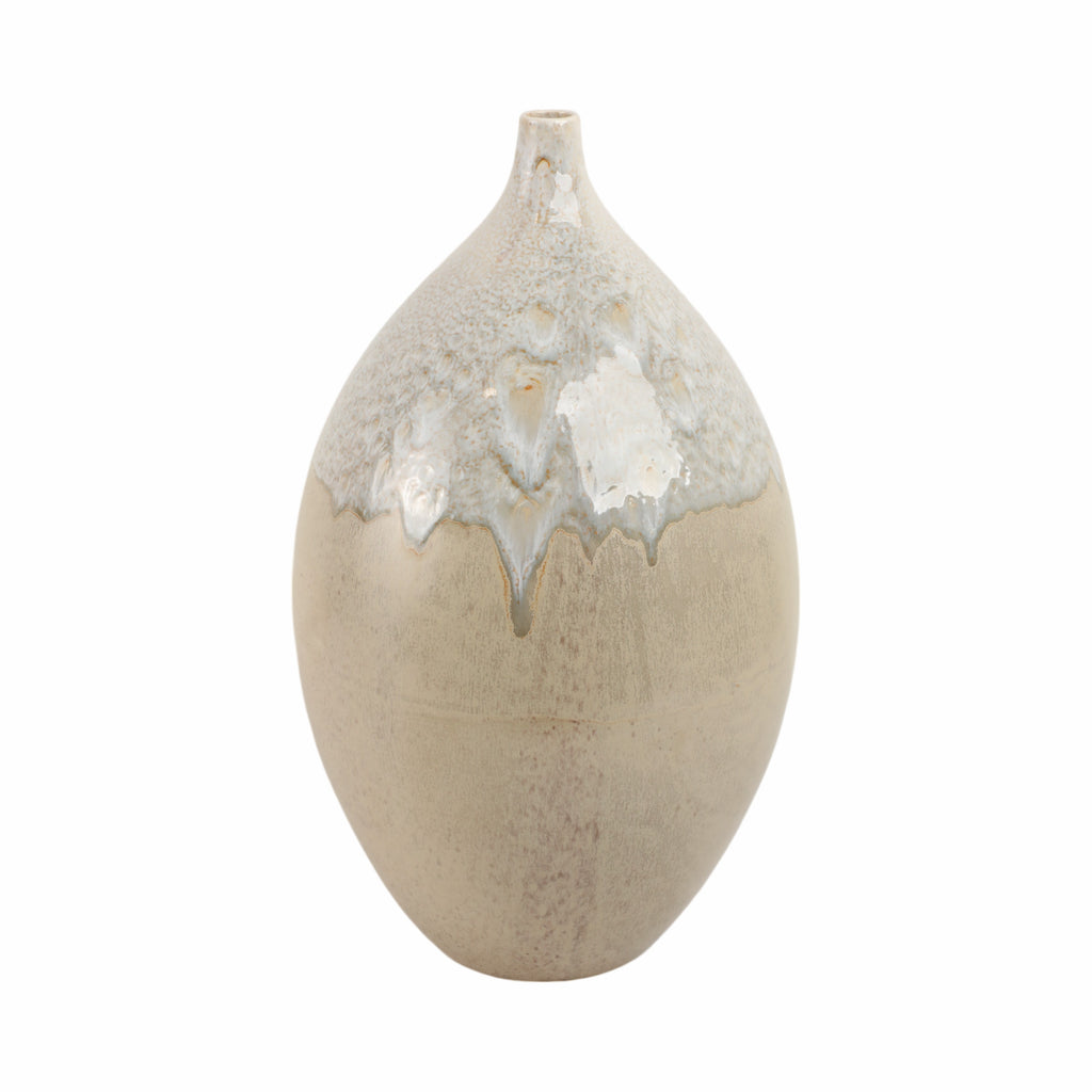 Emmetoak Cream Vase — 18″