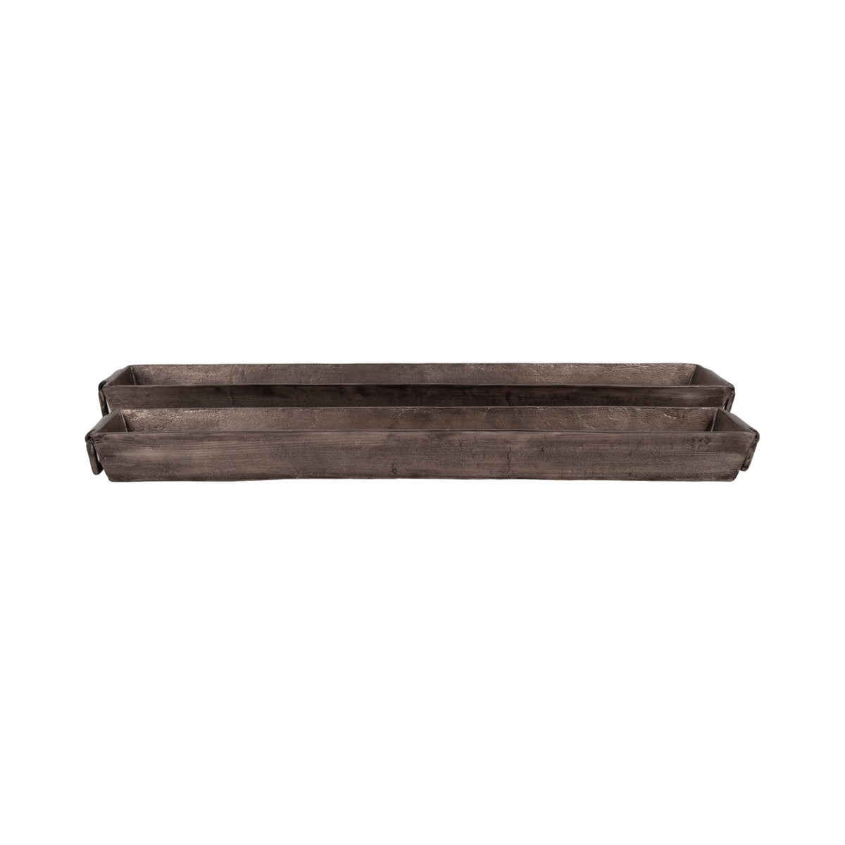 Heltonbrook Set of 2 Silver Tray — 3″