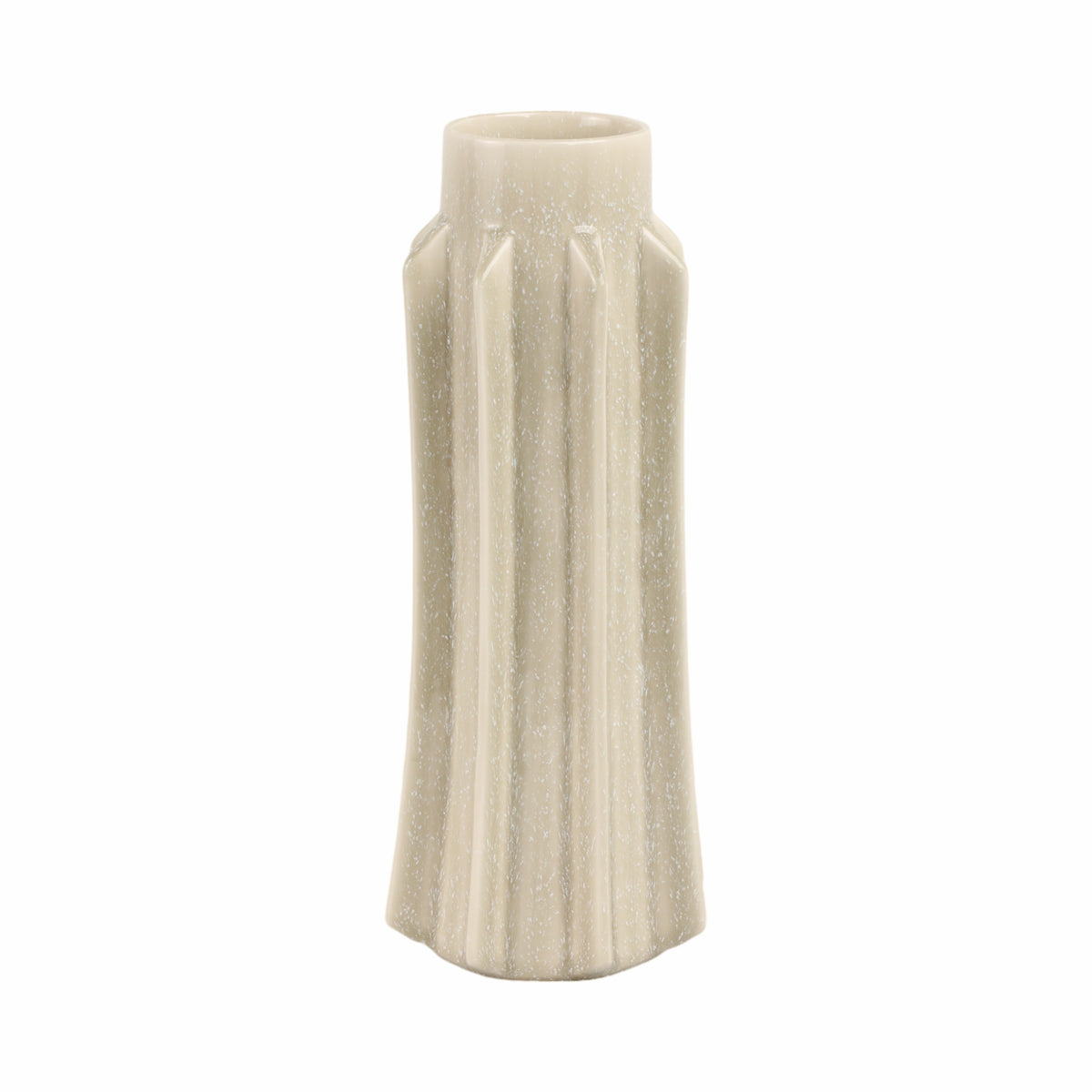 Bakerhaven Taupe Vase — 14″