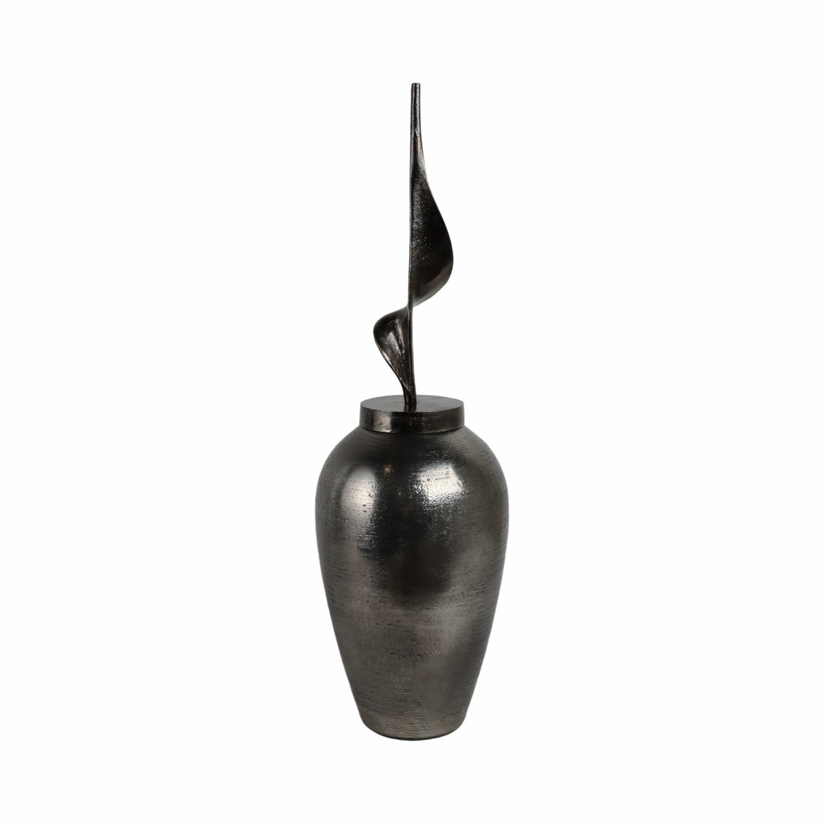 Gunnargrove Gray Glass Vase — 33″